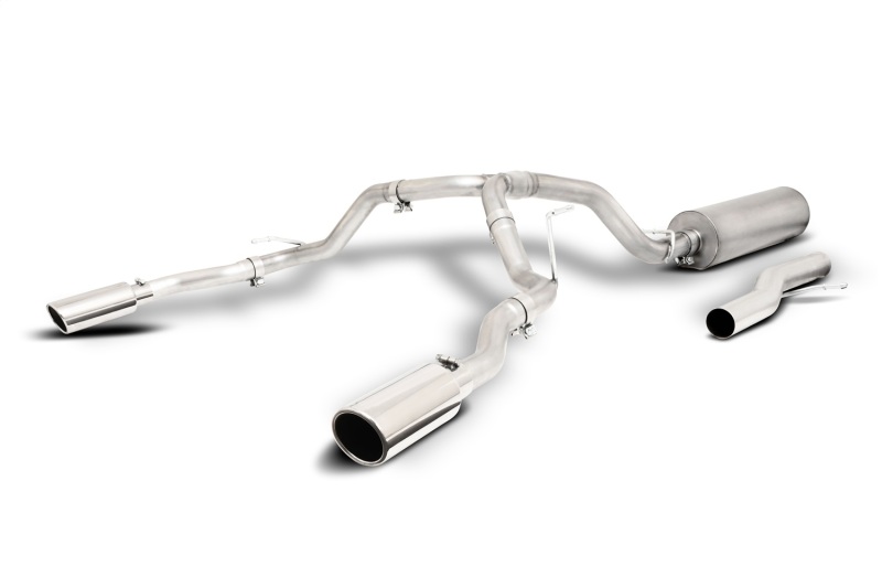 GMC Suburban Performance Exhaust - Dual Split - Gibson - Cat-Back - `21-`22 GMC Suburban Performance Exhaust - Dual Split - Gibson - Cat-Back - `21-`22