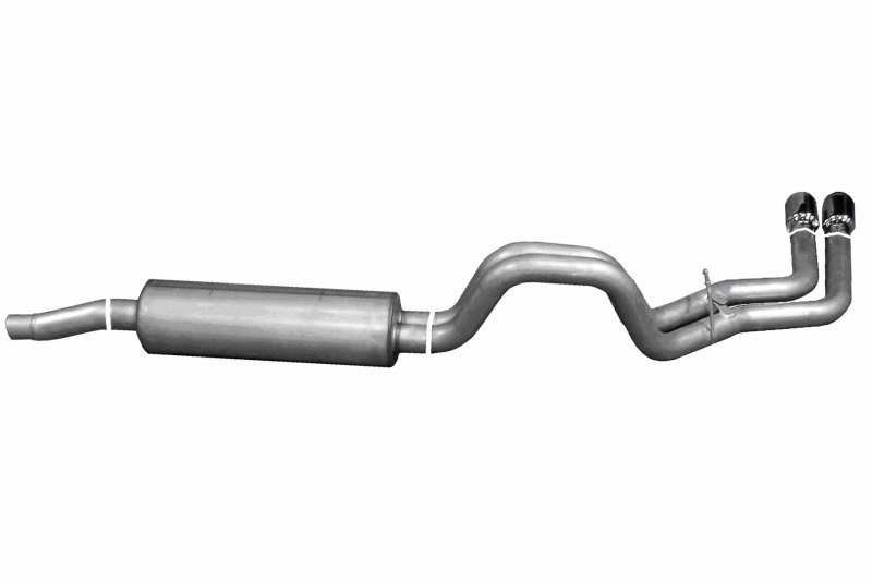 Dodge Dakota Performance Exhaust - Rear - Gibson - Cat-Back Dual Sport - `02-`03 Dodge Dakota Performance Exhaust - Rear - Gibson - Cat-Back Dual Sport - `02-`03
