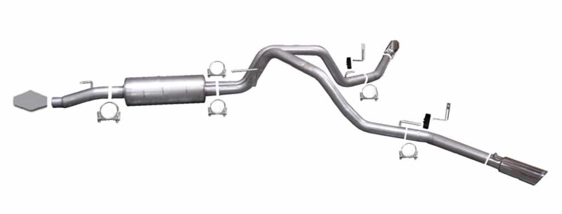 Ford F-150 FX4 Performance Exhaust - Gibson - Cat Back Dual Extreme - Stainless - `05-`08 Ford F-150 FX4 Performance Exhaust - Gibson - Cat Back Dual Extreme - Stainless - `05-`08