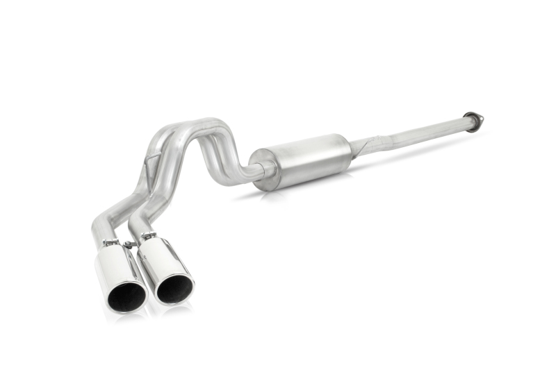 Ford F-150 Performance Exhaust - Rear - Gibson - Cat Back, Dual Sport - Polished Stainless - `15-`19 Ford F-150 Performance Exhaust - Rear - Gibson - Cat Back, Dual Sport - Polished Stainless - `15-`19