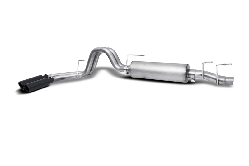 Ford F150 Performance Exhaust - Gibson - Cat Back Dual Sport - Black - `21-`24 Ford F150 Performance Exhaust - Gibson - Cat Back Dual Sport - Black - `21-`24