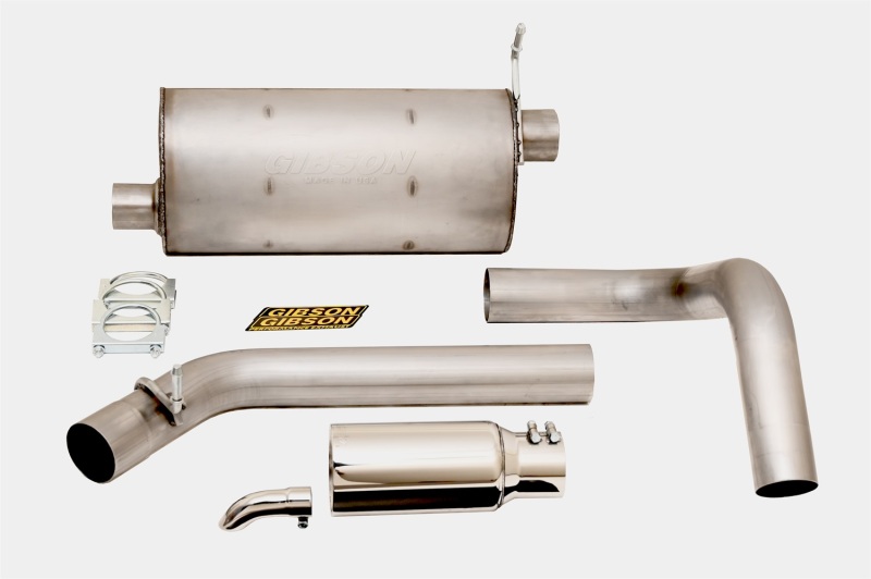 Ford Class A Motorhome/F53 Chassis Performance Exhaust - Single Rear Exit - Gibson - Cat Back - `05-`15 Ford Class A Motorhome/F53 Chassis Performance Exhaust - Single Rear Exit - Gibson - Cat Back - `05-`15