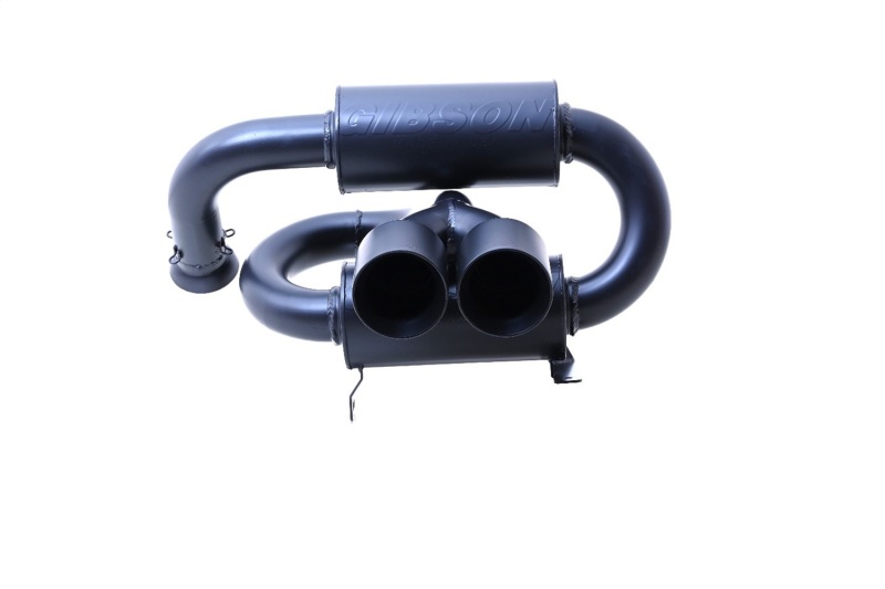 Can-Am Maverick R Performance Exhaust - Gibson - X-Pipe, Dual Wall Slash-Cut Tips, Intercooled - Black Ceramic - 2024+ Can-Am Maverick R Performance Exhaust - Gibson - X-Pipe, Dual Wall Slash-Cut Tips, Intercooled - Black Ceramic - 2024+