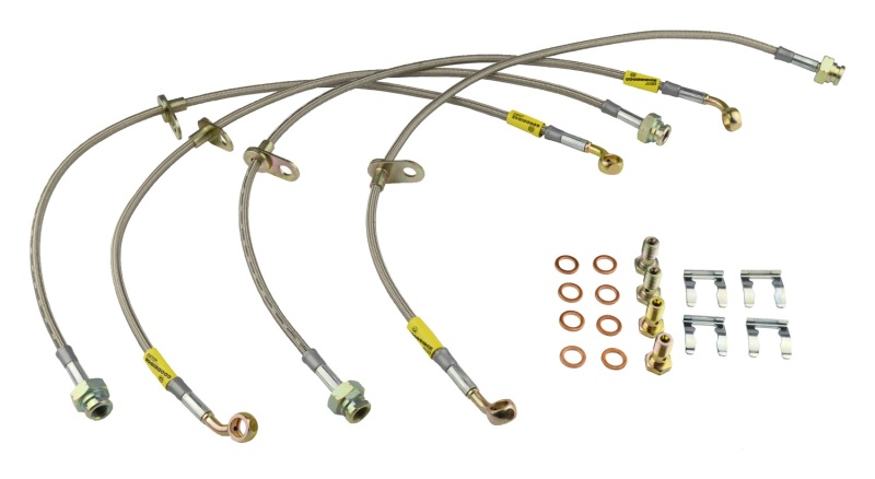 Chevrolet Camaro Brake Line Kit - Front + Rear - Goodridge - G-STOP SS Braided - `10-`15 Chevrolet Camaro Brake Line Kit - Front + Rear - Goodridge - G-STOP SS Braided - `10-`15