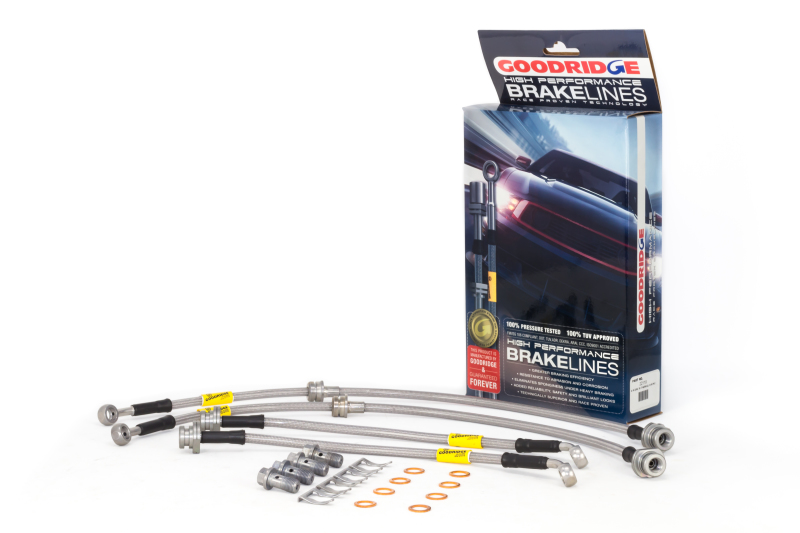 Infiniti QX60 Brake Line Kit - Goodridge - G-Stop SS Braided - `14-`17 Infiniti QX60 Brake Line Kit - Goodridge - G-Stop SS Braided - `14-`17