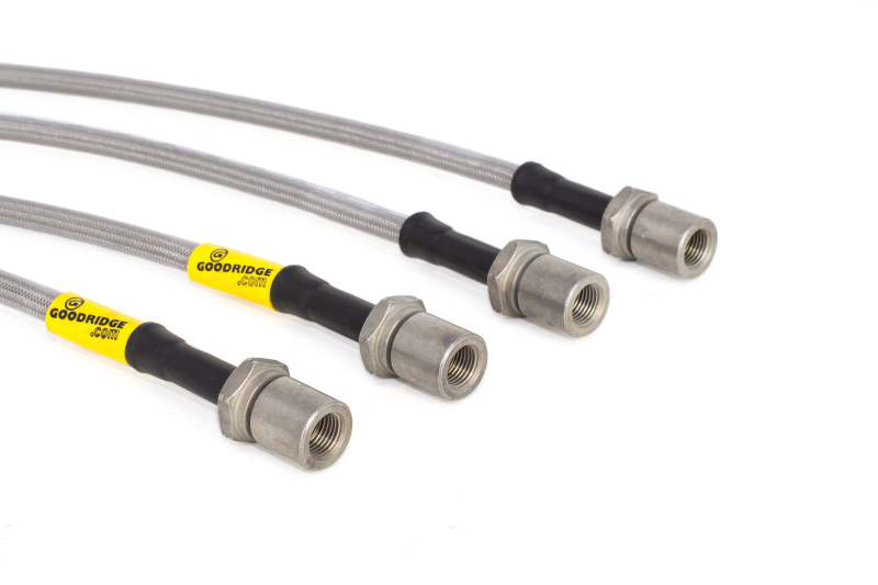 Subaru WRX STI Brake Line Kit - Front + Rear - Goodridge - Stainless Steel - `08-`14