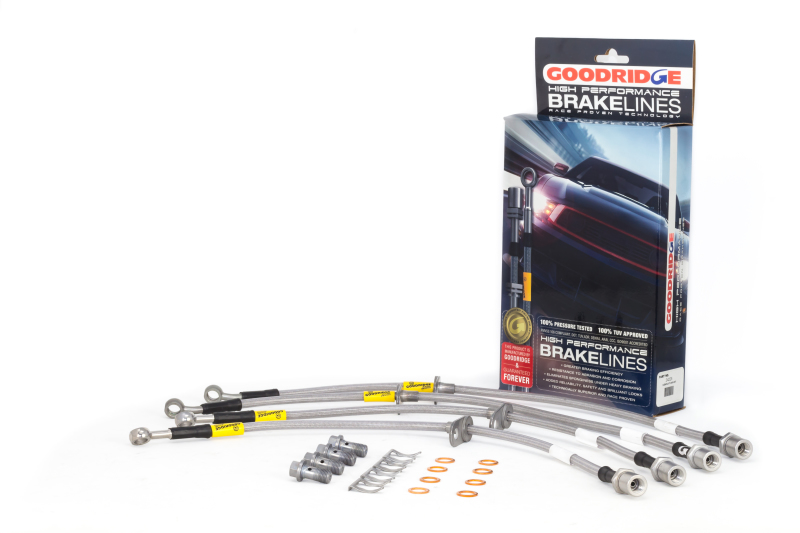 Subaru WRX STI Brake Line Kit - Goodridge - Stainless Steel - `15-`16