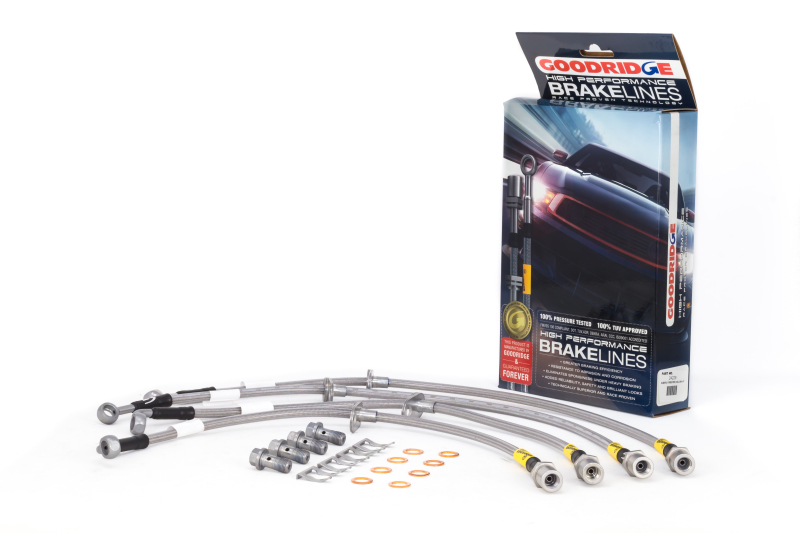 Subaru XV Crosstrek Brake Line Kit - Goodridge - Stainless Steel (SS) - `13-`15
