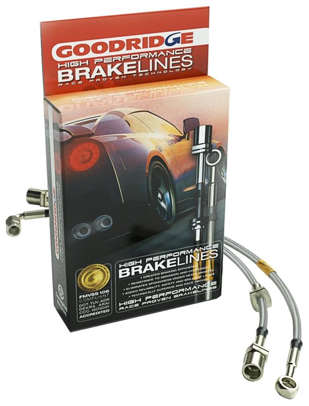 Porsche Carrera Brake Line Kit - Front + Rear - Goodridge - G-Stop SS Braided - `19-`27