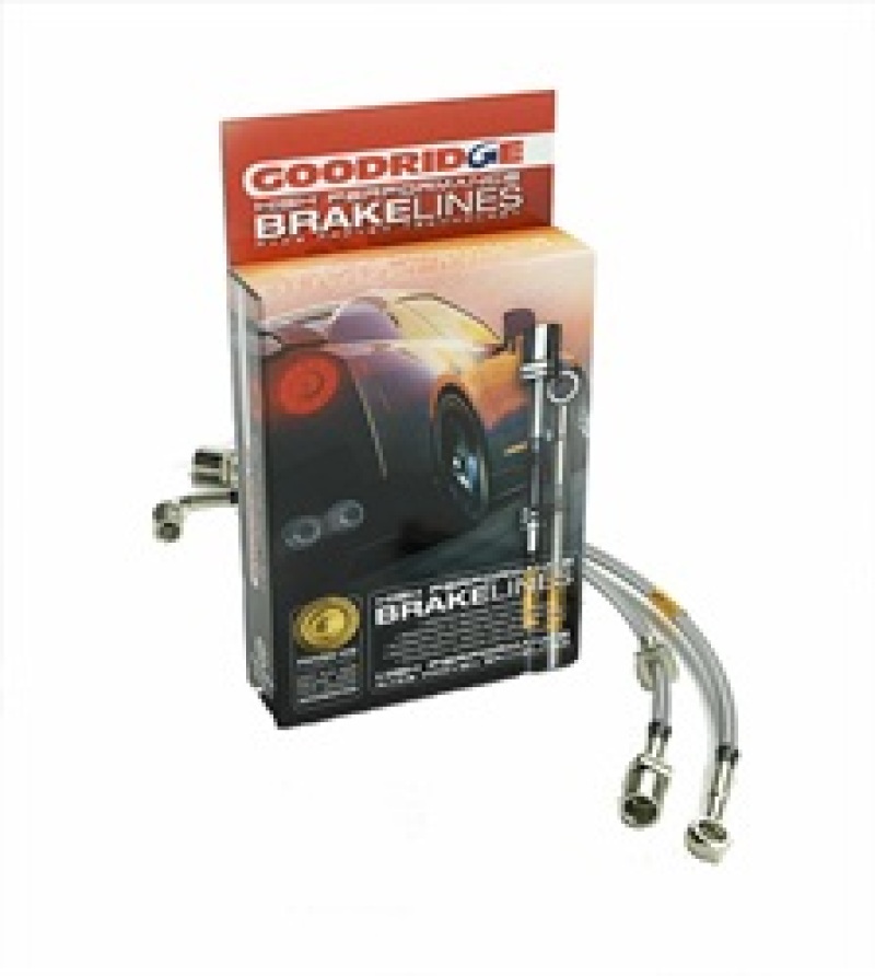 Porsche Carrera Brake Line Kit - Front + Rear - Goodridge - G-Stop SS Braided - `19-`27