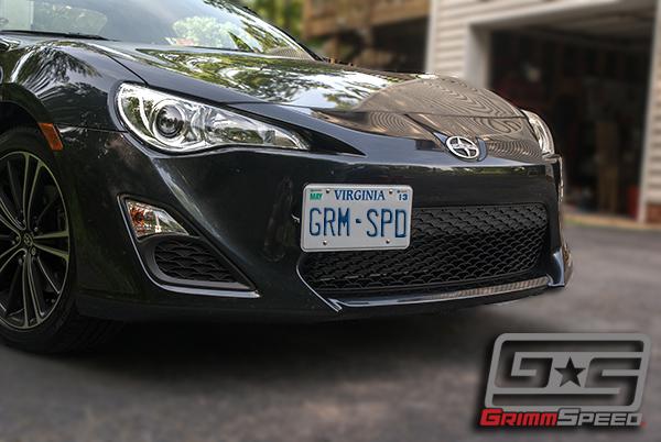 Scion FR S License Plate Relocation Kit - GrimmSpeed - `13-`27
