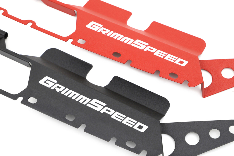 Subaru WRX STI Radiator Shroud - GrimmSpeed - Black - `15-`27