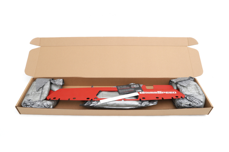 Subaru WRX STI Radiator Shrouds - GrimmSpeed - Red - `15-`27