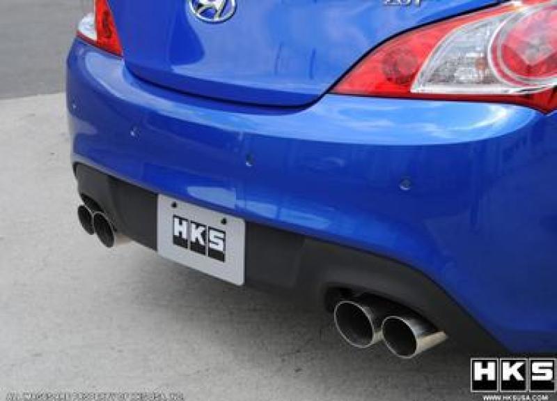 Hyundai Genesis Performance Exhaust - Rear - HKS - Legamax Premium - `10-`27