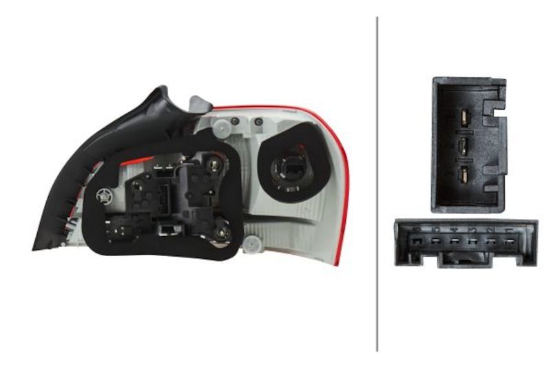 BMW 1 Series M Tail Light - Left - Hella - Premium - `11-`13