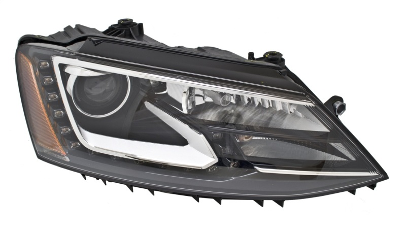 Volkswagen Jetta Headlight Assembly - Left - Hella - `13-`14 Volkswagen Jetta Headlight Assembly - Left - Hella - `13-`14