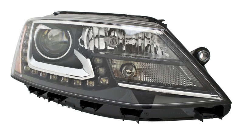 Volkswagen Jetta Headlight Assembly - Left - Hella - `13-`14