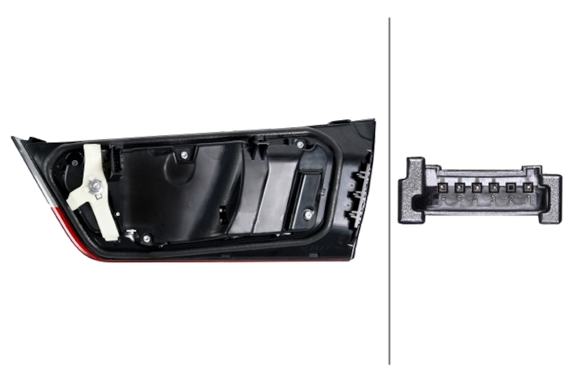 BMW 330i Tail Lights - Left - Hella - LED with rear fog light - `19-`21