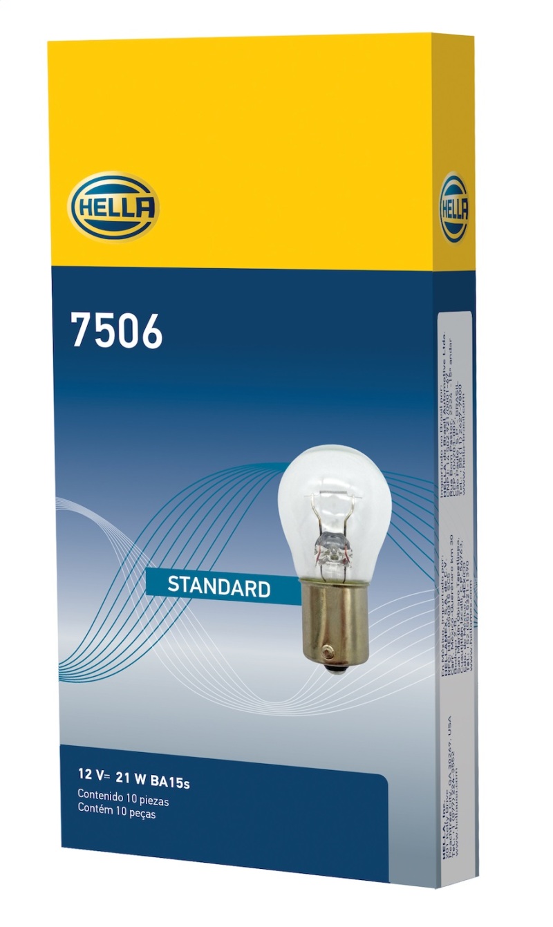 Audi A6 Quattro Miniature Bulb - Rear - Hella - 7506 Standard Series - Standard 2700K - `05-`11