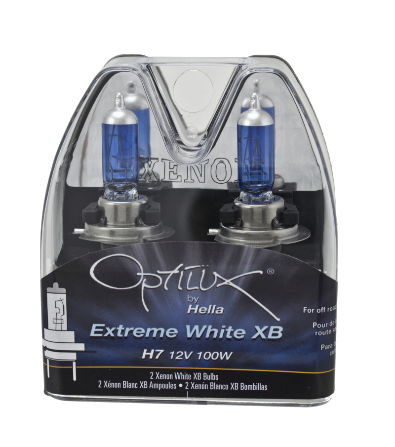 BMW 320i Headlight Bulb Set - Hella - H7 100W XB - Extreme Blue - `02-`05