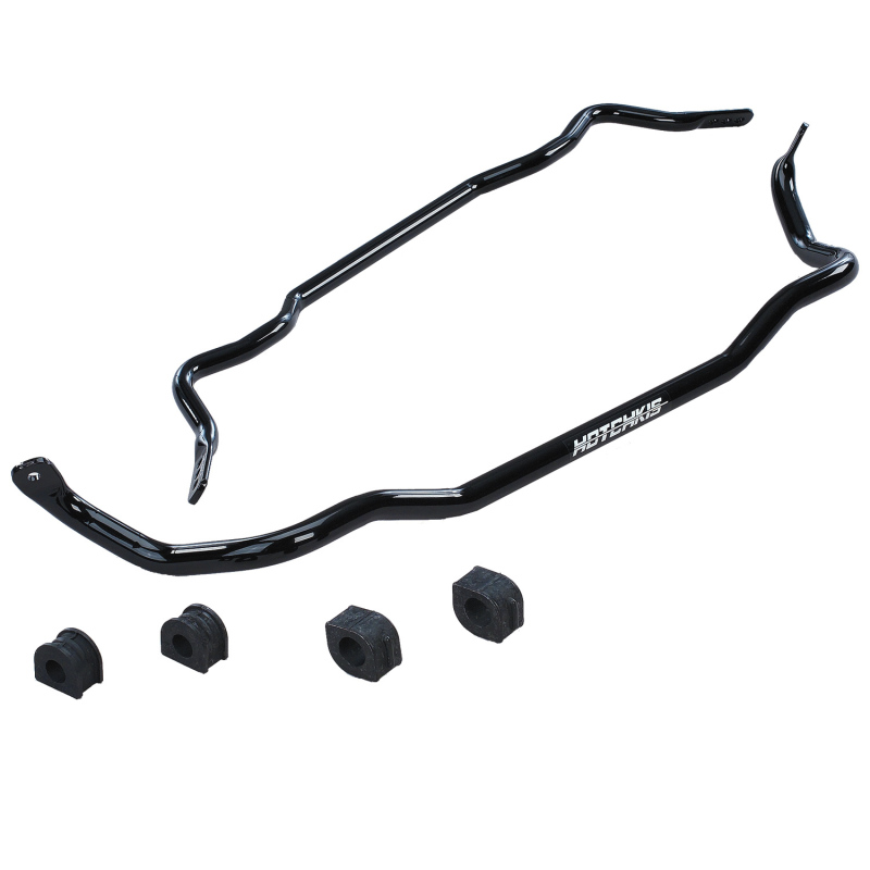 Chevrolet Corvette Sway Bar Kit - Front + Rear - Hotchkis - 3 Position Adjustable Rear + Hollow Tube, 1.25 inches Front/1 inch Rear - Gloss Black - `97-`04
