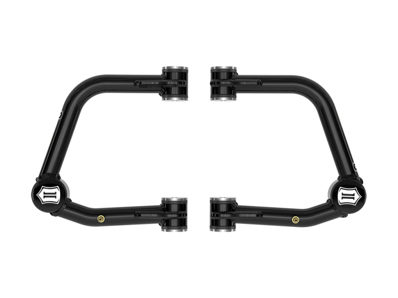 Lexus GX 550 Upper Control Arms - Front - ICON - Tubular UCA DJ Pro Kit - Semi-gloss Black - 2024+