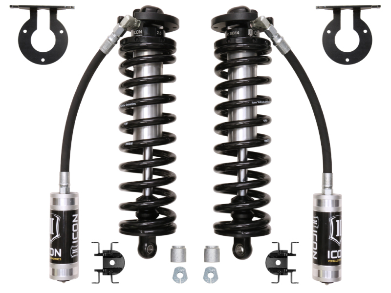 Ford F-250 Super Duty Coilover Suspension Kit - Front - ICON - 2.5 VS Series Remote Reservoir - `05-`23