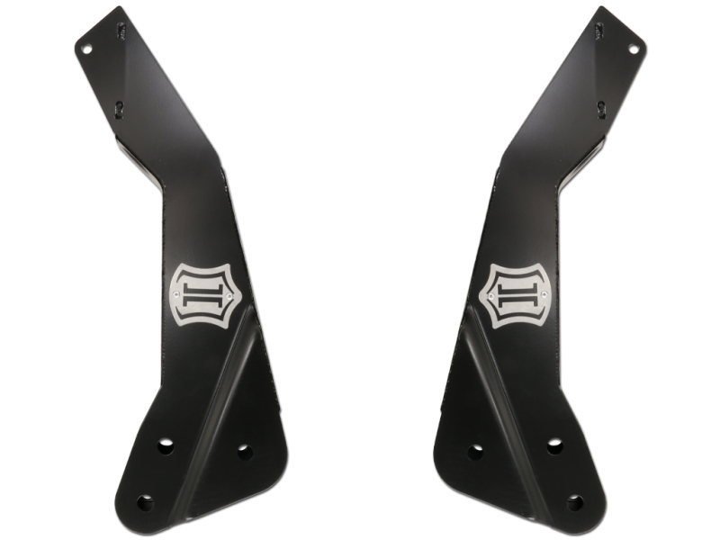 Ford F-250 Radius Arm Drop Kit - ICON - Semi-gloss black - `11-`16