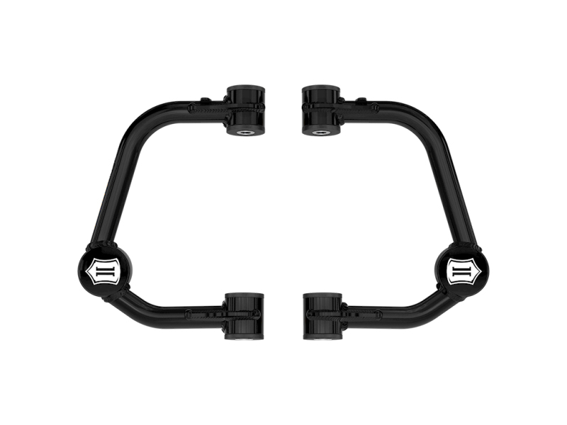 Ford F-150 Control Arms - Front - ICON - Tubular with Delta Joint PRO - Black - `21-`24