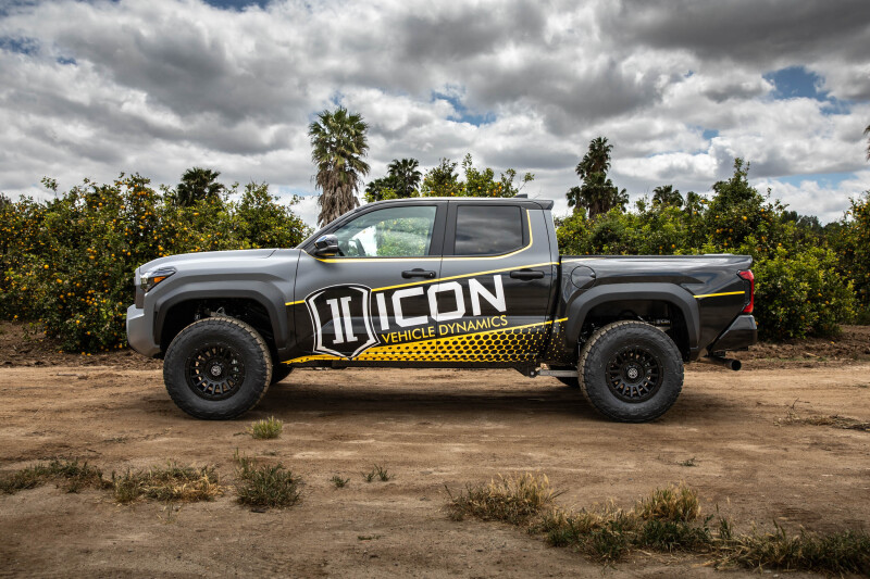 Toyota Tacoma Coilover Suspension Kit - Front + Rear - ICON - Stage 10 with 2.5 Series Coilover Shocks, CDEV Remote Reservoir, Triple Rate Spring - `24-`27