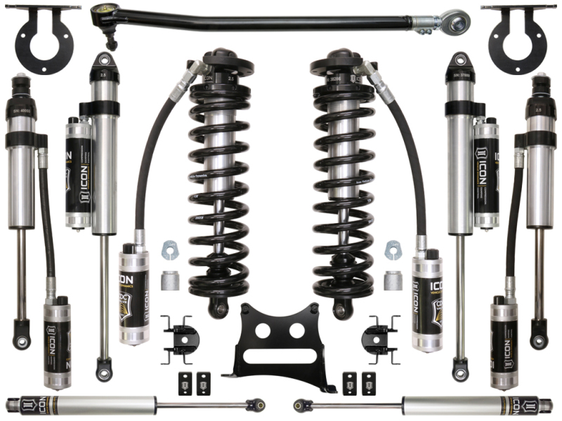 Ford F-250 Suspension Lift Kit - ICON - 2.5-3in Stage 5 Coilover Conversion System - `17-`27