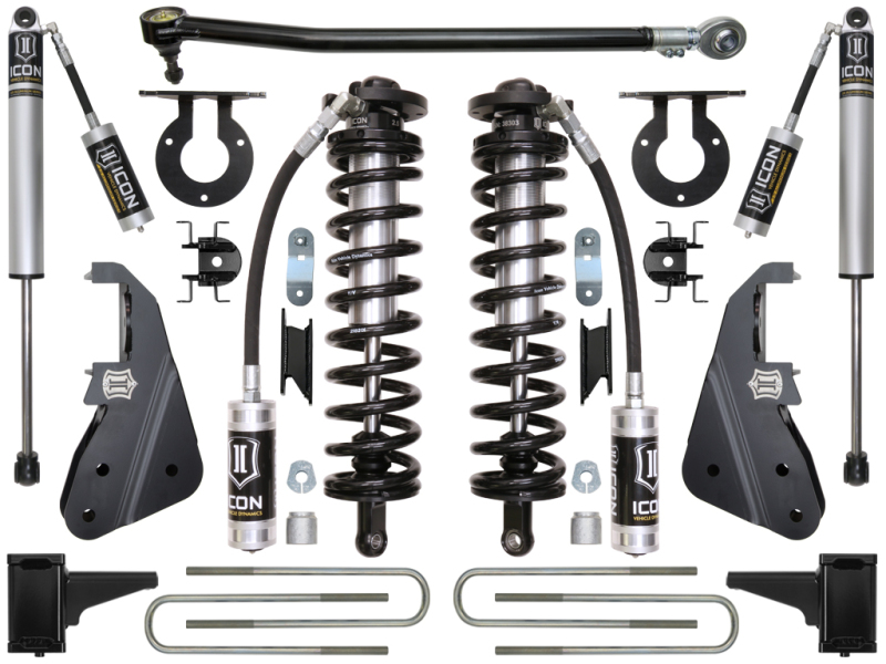 Ford F-350 Suspension Lift Kit - ICON - Stage 1 Coilover Conversion - `17-`27