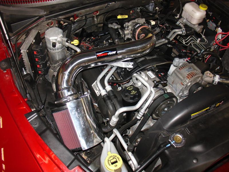 Mitsubishi Raider Performance Air Intake - Injen - Power-Flow - Polished - `06-`10