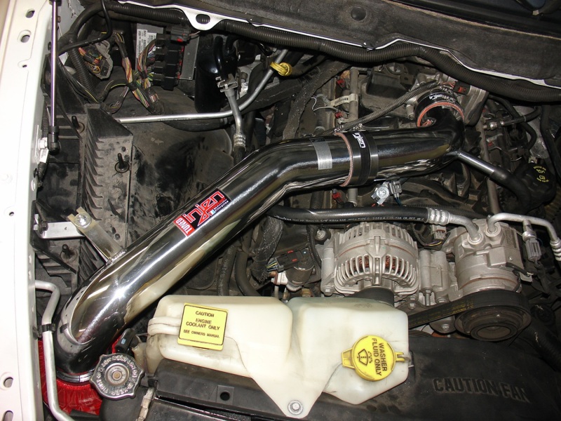 Dodge Ram 2500 Performance Air Intake - Injen - Power-Flow (PF) Intake System w/MR Technology - Wrinkle Black - `03-`08