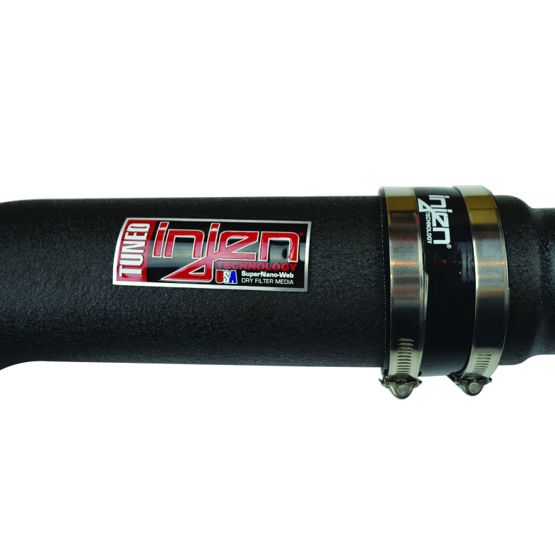 Dodge Ram Performance Air Intake - Injen - Power-Flow (PF) w/MR Technology, Web Nano-Fiber Dry Filter - Wrinkle Black - `09-`11