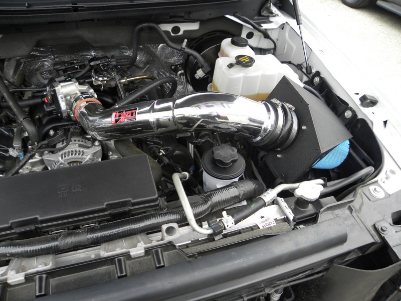 Ford F-150 Performance Air Intake - Injen - Power-Flow with MR Technology and Air Fusion - Wrinkle Black - `09-`10