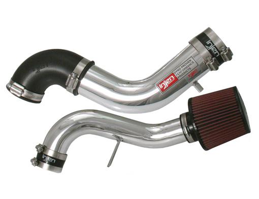 Mazda Protege Performance Air Intake - Injen - RD Series + SuperNano-Web - Polished - `99-`00
