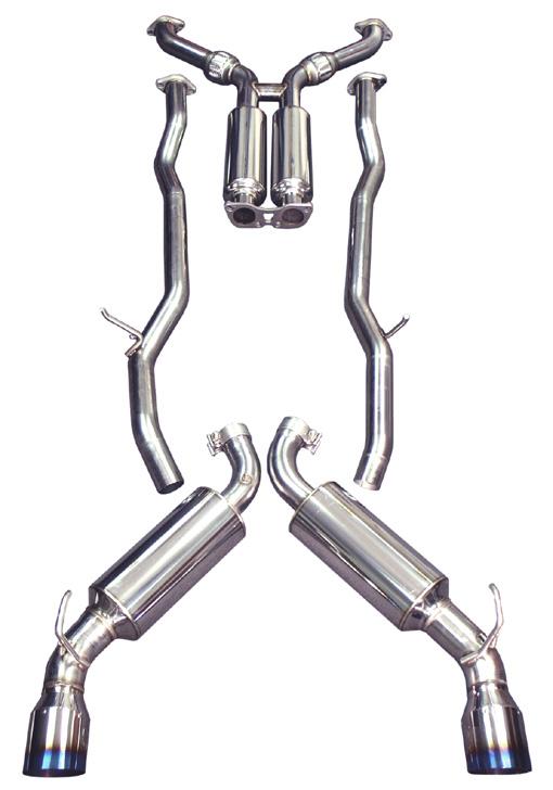 Honda Civic Si Performance Exhaust - Injen - Cat-back Exhaust w/ Titanium Tip - `06-`11