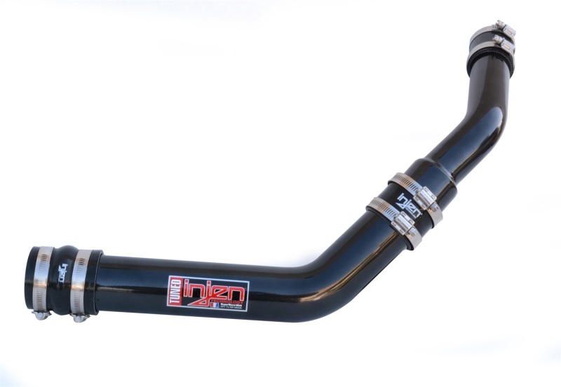 Mitsubishi Evolution Intercooler Piping - Injen - Two Piece Upper - Black - `08-`15 Mitsubishi Evolution Intercooler Piping - Injen - Two Piece Upper - Black - `08-`15