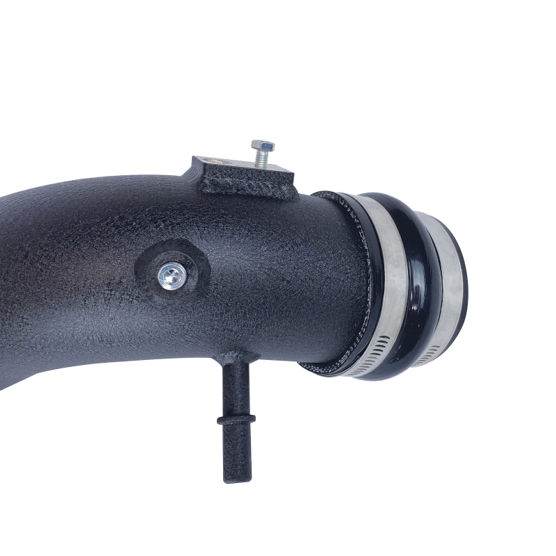 Ford F-150 Intercooler Piping Kit - Injen - Aluminum, T6-6061, Mandrel-Bent - Wrinkle Black - `15-`20