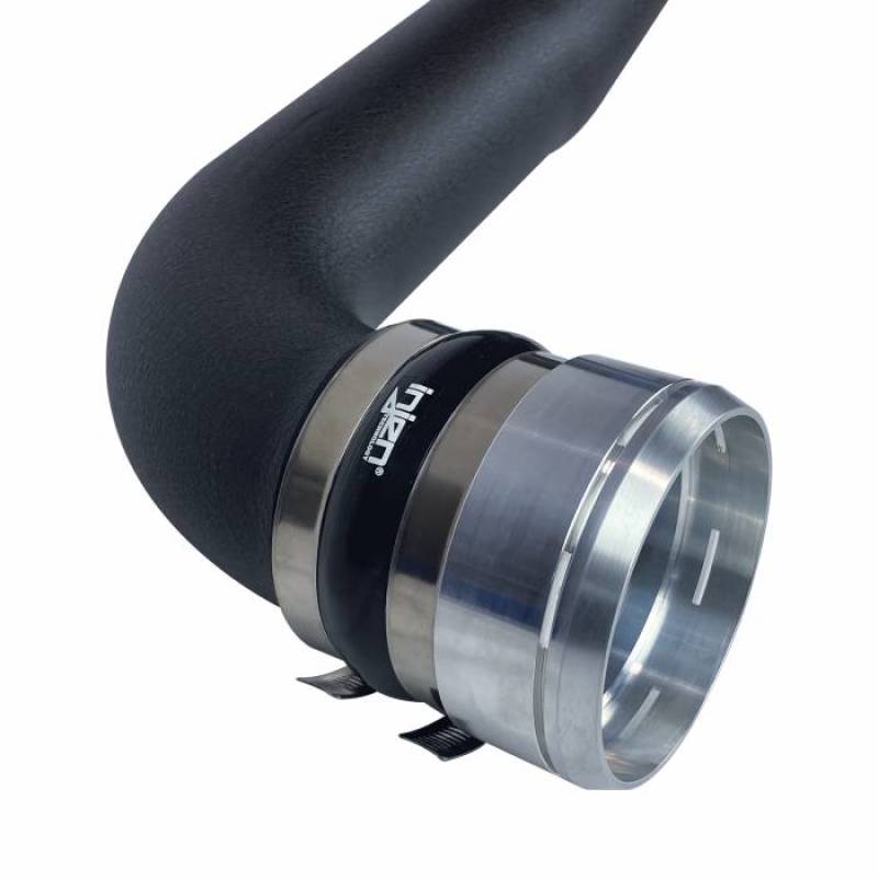 Ford F-150 Raptor Intercooler Piping Kit - Injen - Aluminum, T6-6061, Mandrel-Bent - Wrinkle Black - `17-`20