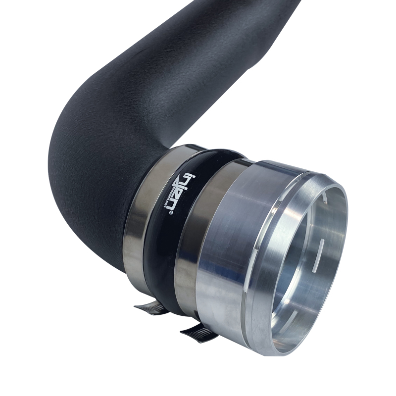 Ford F-150 Raptor Intercooler Piping Kit - Injen - Aluminum, T6-6061, Mandrel-Bent - Wrinkle Black - `17-`20