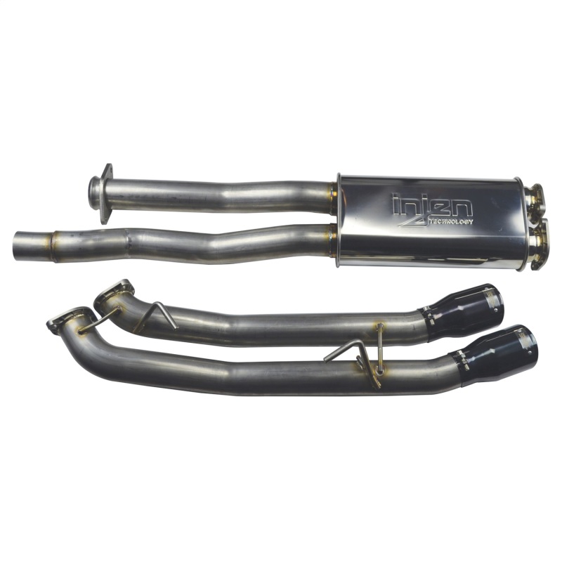 Ford F-150 Raptor Performance Exhaust - Injen - Cat Back, Dual Side Exit, Injen SES9102 - Black Chrome - `17-`20