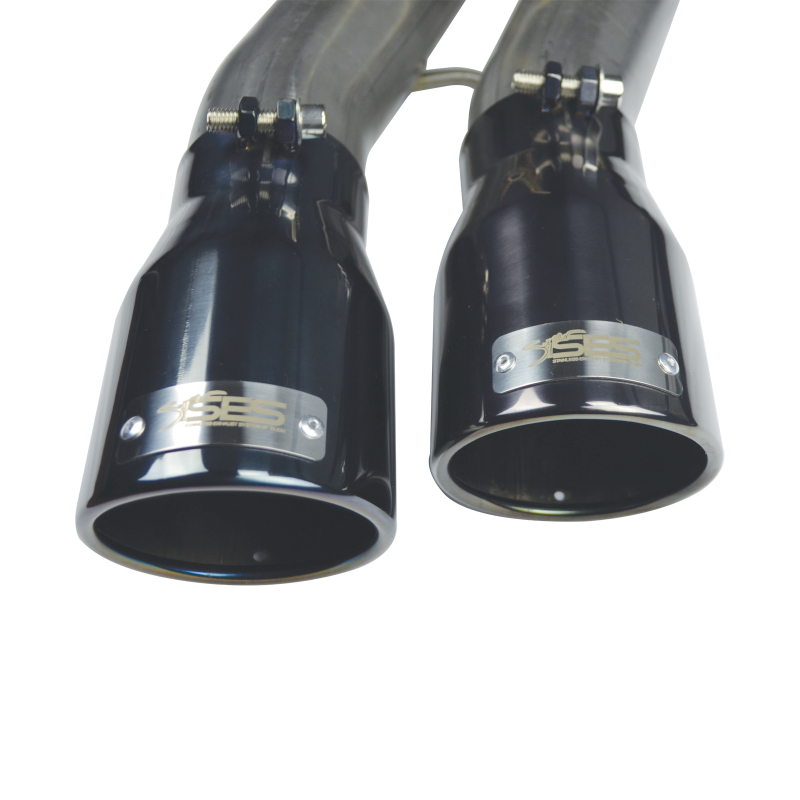 Ford F-150 Raptor Performance Exhaust - Injen - Cat Back, Dual Side Exit, Injen SES9102 - Black Chrome - `17-`20
