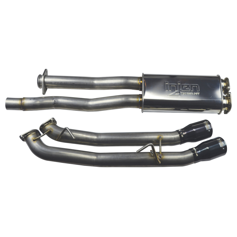 Ford F-150 Raptor Performance Exhaust - Injen - Cat Back, Dual Side Exit, Injen SES9102 - Black Chrome - `17-`20