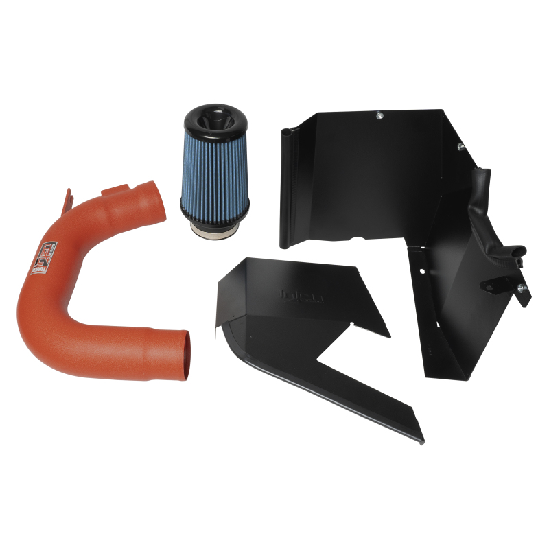 Subaru WRX Performance Air Intake - Injen - Mega Ram Technology, Short Ram, SP1209 - Wrinkle Red - `15-`21