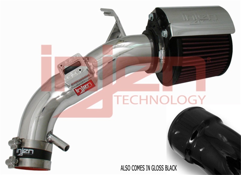 Nissan Altima Performance Air Intake - Injen - SP Short Ram Intake with Heat Shield and SuperNano-Web Dry Air Filter - Polished - `07-`12 Nissan Altima Performance Air Intake - Injen - SP Short Ram Intake with Heat Shield and SuperNano-Web Dry Air Filter - Polished - `07-`12