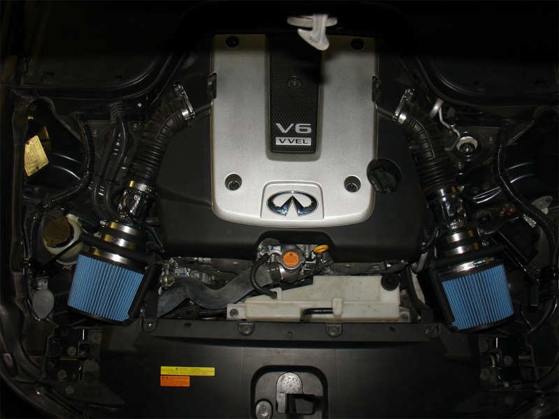 Infiniti G37 Performance Air Intake - Injen - SP Short Ram with MR Technology and Air Fusion - Black - `08-`13