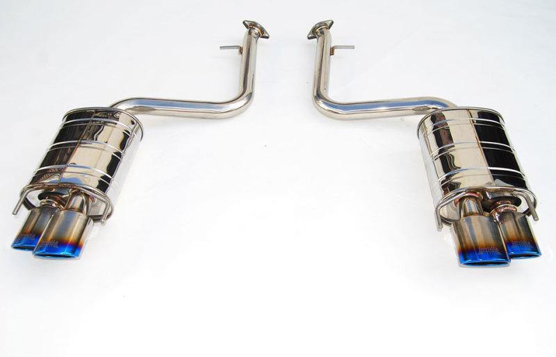 Lexus RC350 Performance Exhaust - Invidia - Titanium Quad Rolled Tip Axel-Back - `15-`27