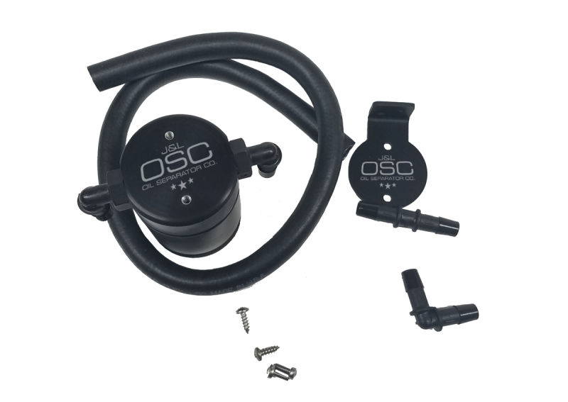 Ford Bullitt Oil Separator - Driver Side - J&L - 3.0 - Black Anodized - 2001 Ford Bullitt Oil Separator - Driver Side - J&L - 3.0 - Black Anodized - 2001